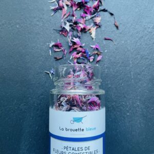 Pétales de Fleurs Comestibles – Bleuets mix