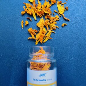 Pétales de Fleurs Comestibles – Tagète Orange