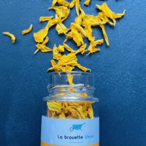 Pétales de Fleurs Comestibles – Tagète Jaune