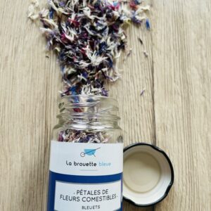 Pétales de Fleurs Comestibles – Bleuets mix