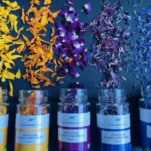 Fleurs comestibles séchées